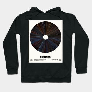 minimal_Die Hard Warp Barcode Movie Hoodie